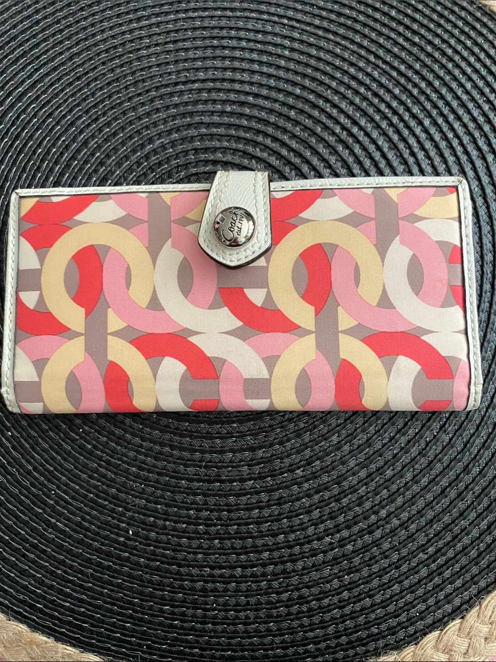 Vintage Coach Kristen Chain Link Wallet